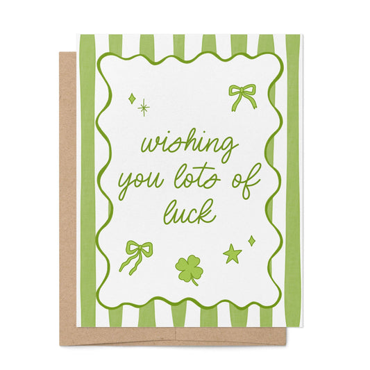Lots of Luck - Greeting Card