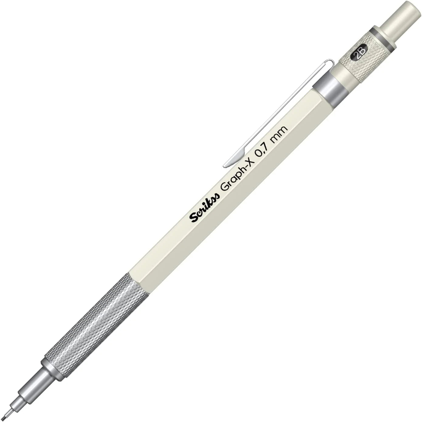White 0.7mm - Scrikss Graph-X Mechanical Pencil Set