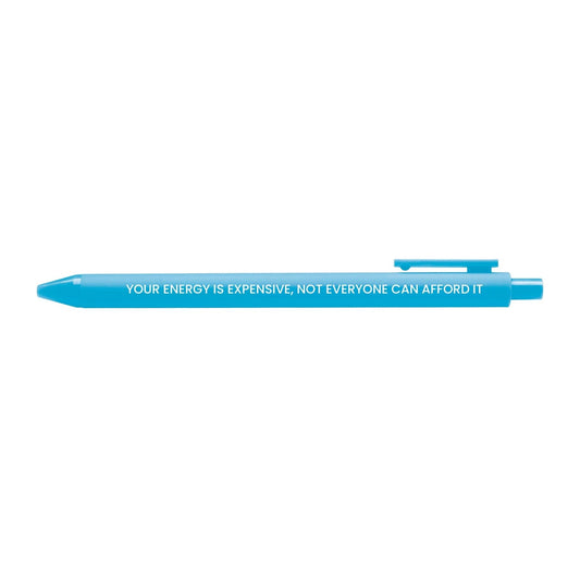 Your Energy is Expensive - single jotter pen