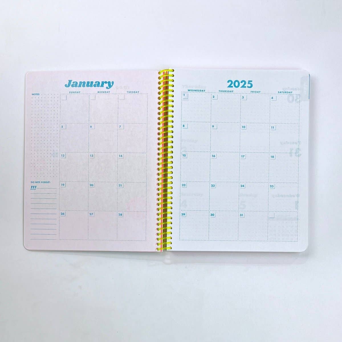 2027 Dated Planner - Riso Printed, 200+ Pages, Spiral Bound: Iridescent Balloons