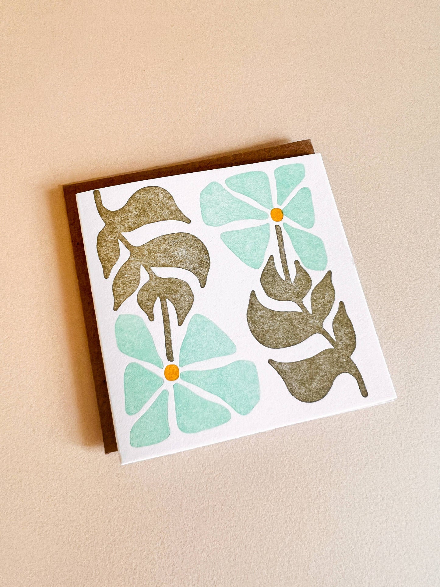 Modern Floral Mini Card - Set of 6