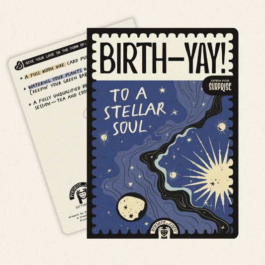 PresentCard™ | You Stellar Soul - Cosmic Birthday Card