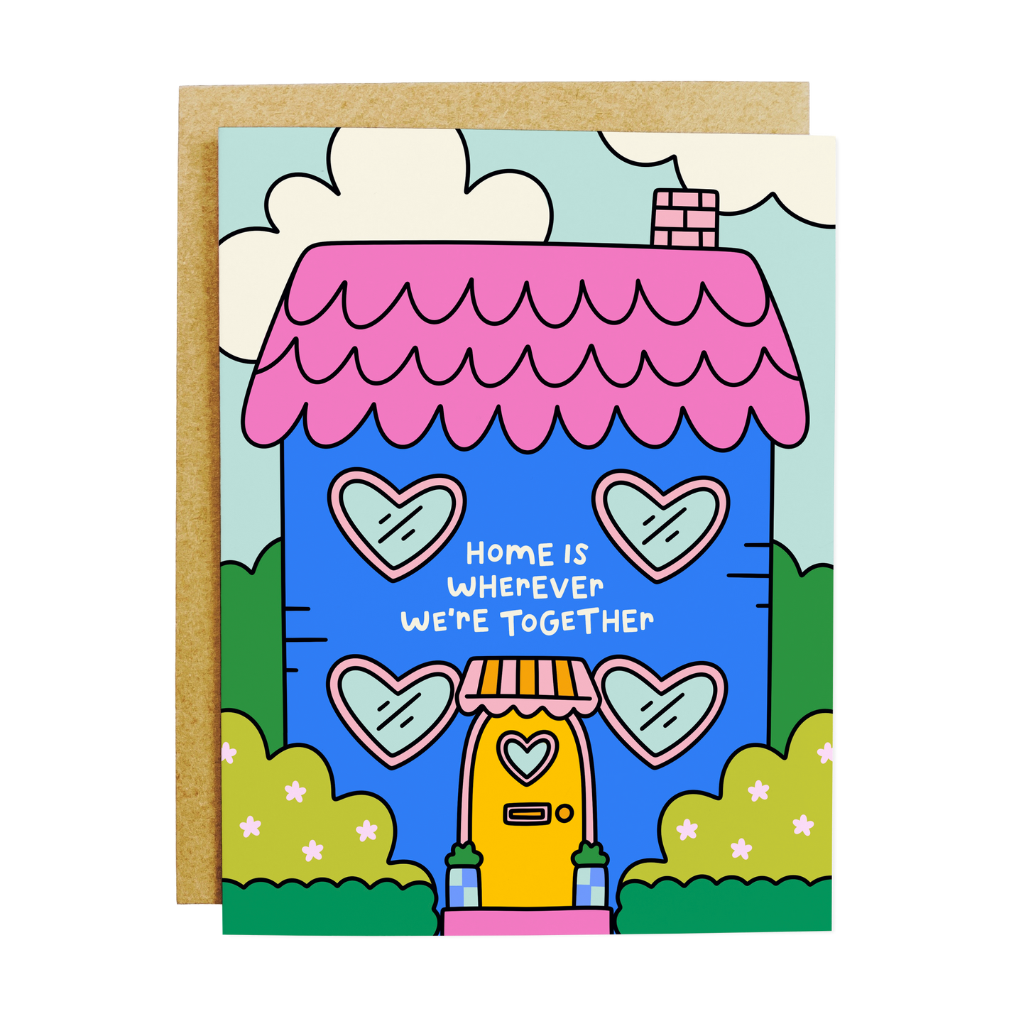 KANDS.CO - Home Is Wherever We're Together Little House Greeting Card