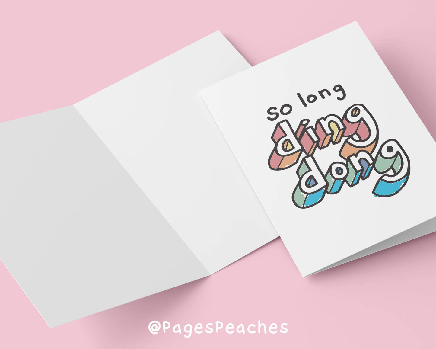 Page's Peaches - Ding Dong Card