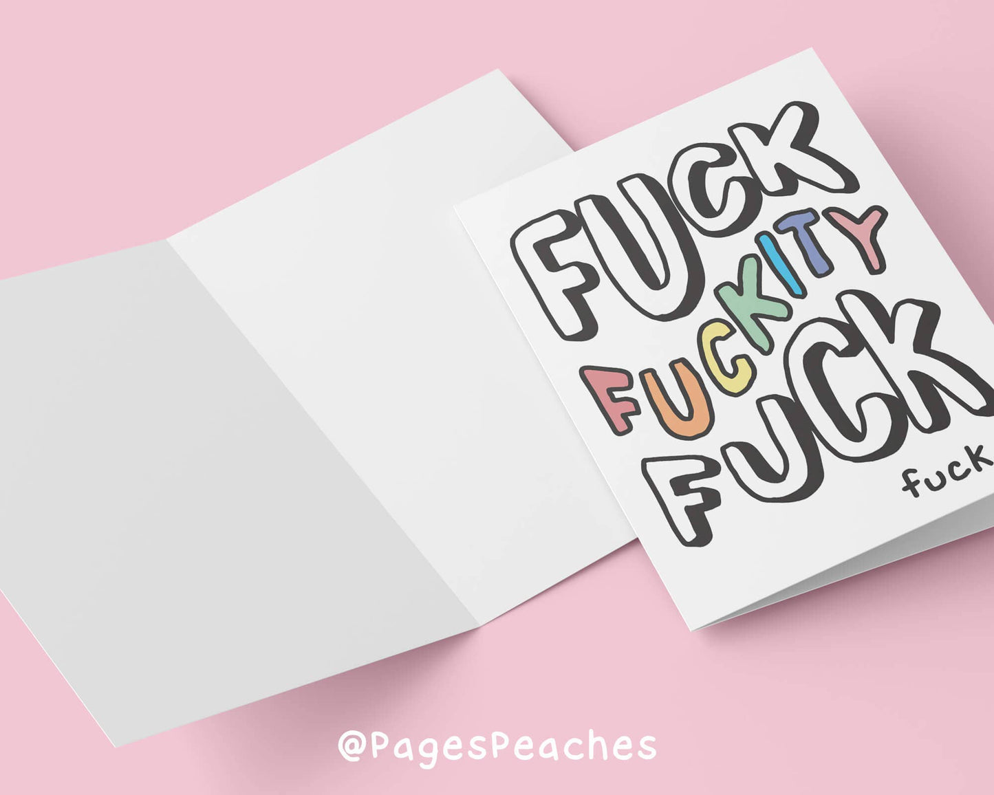 Page's Peaches - Fuck Fuckity Fuck Card