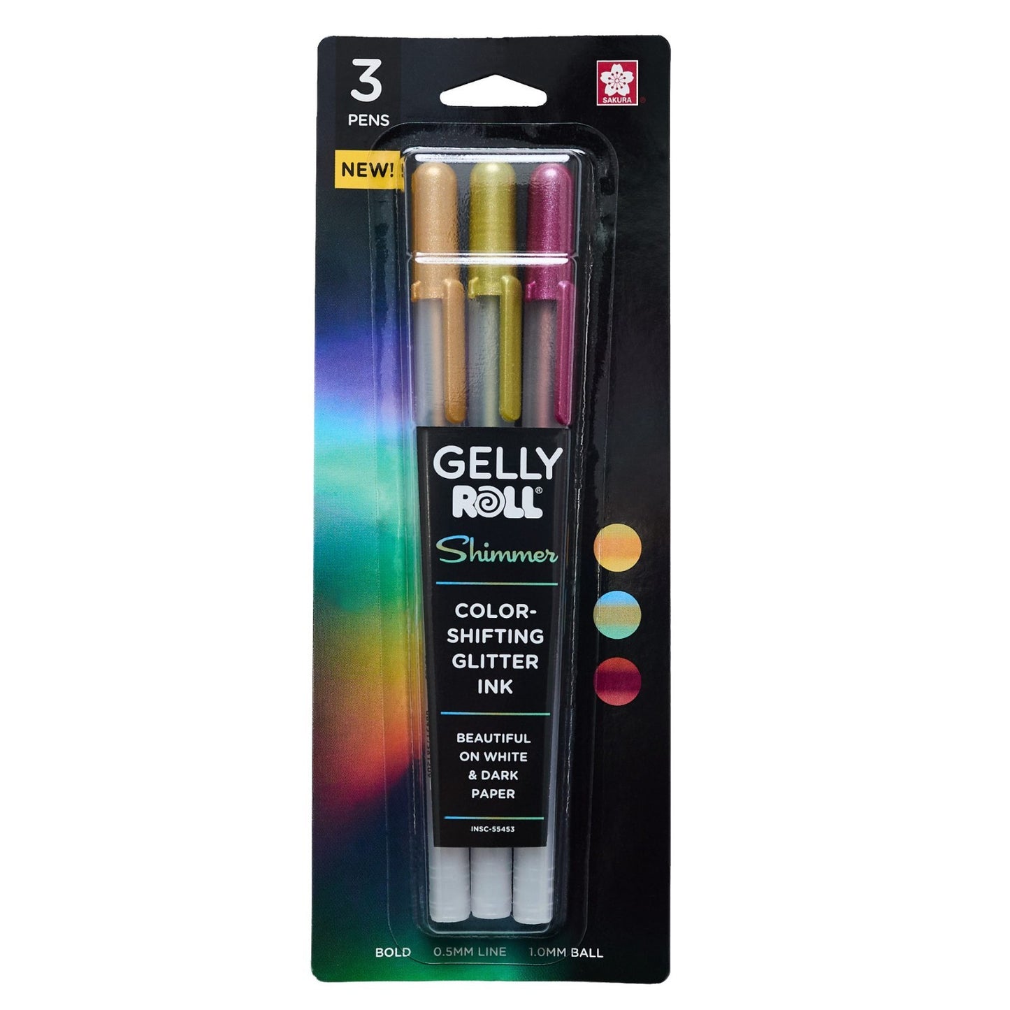 Capped Shimmer Comet - Gelly Roll - Set of 3