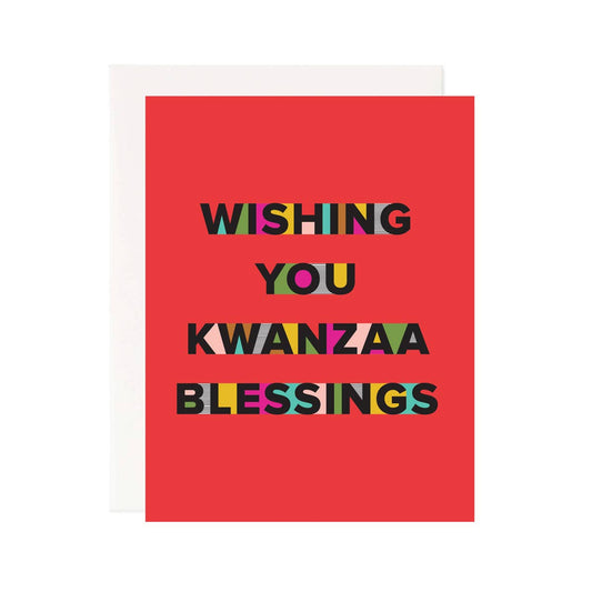 Pineapple Sundays Design Studio - Kwanzaa Blessings Greeting Card