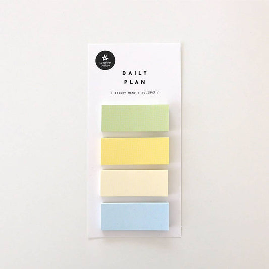 Sticky Notes - Brights Set of 4 - Daily Plan.32