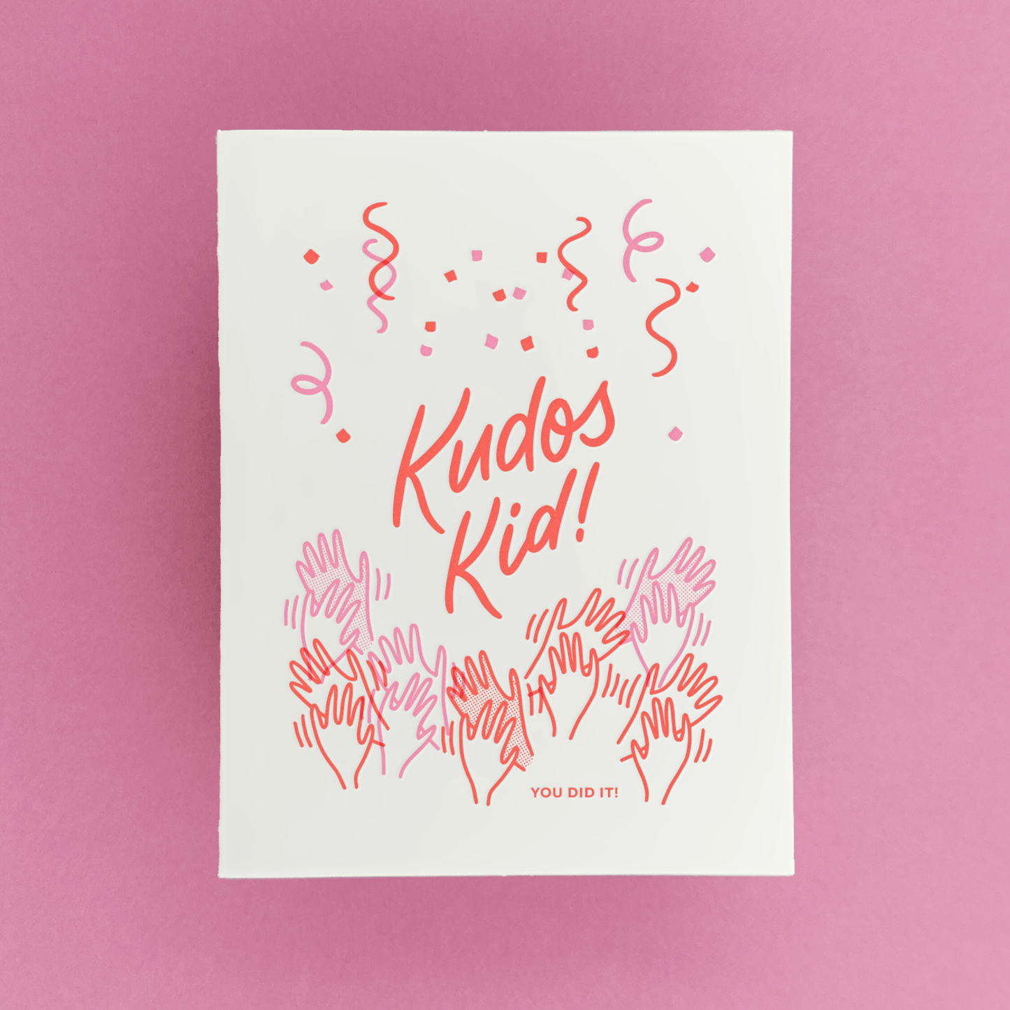 Kudos Kid -  Fun Congratulations Graduation Letterpress Card
