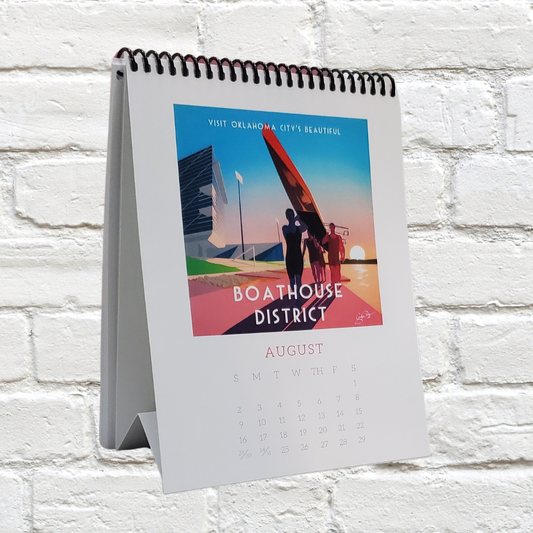 2026 Oklahoma City (OKC) Desk Calendar