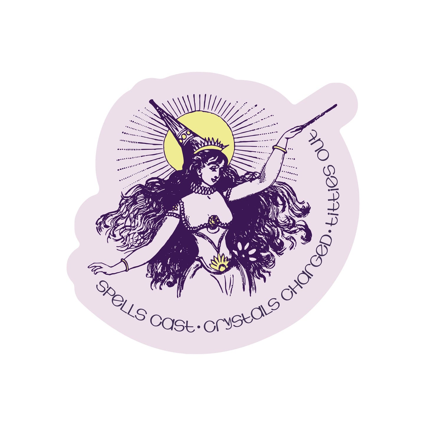 Crystals Charged - Vinyl Sticker