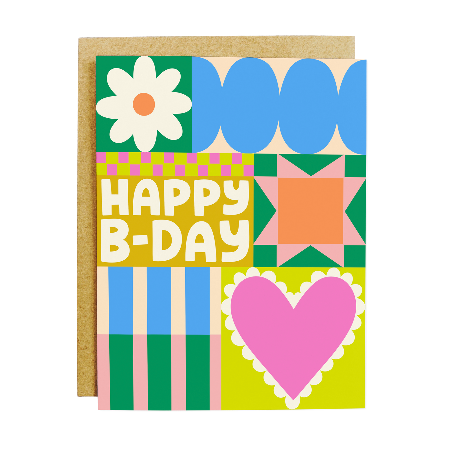 KANDS.CO - Quilted Birthday Greeting Card