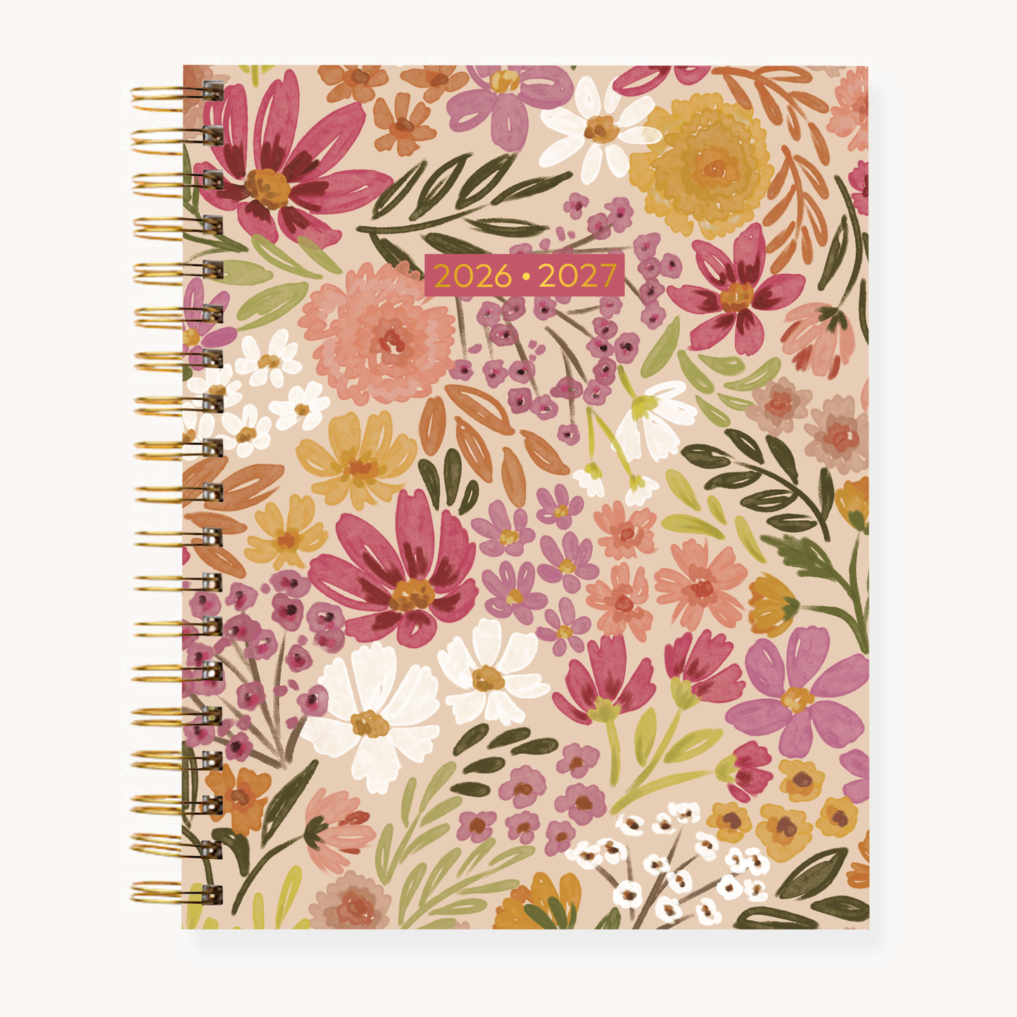 Floral Filigree  - 8.5x11 Weekly Academic Planner - 2026-2027