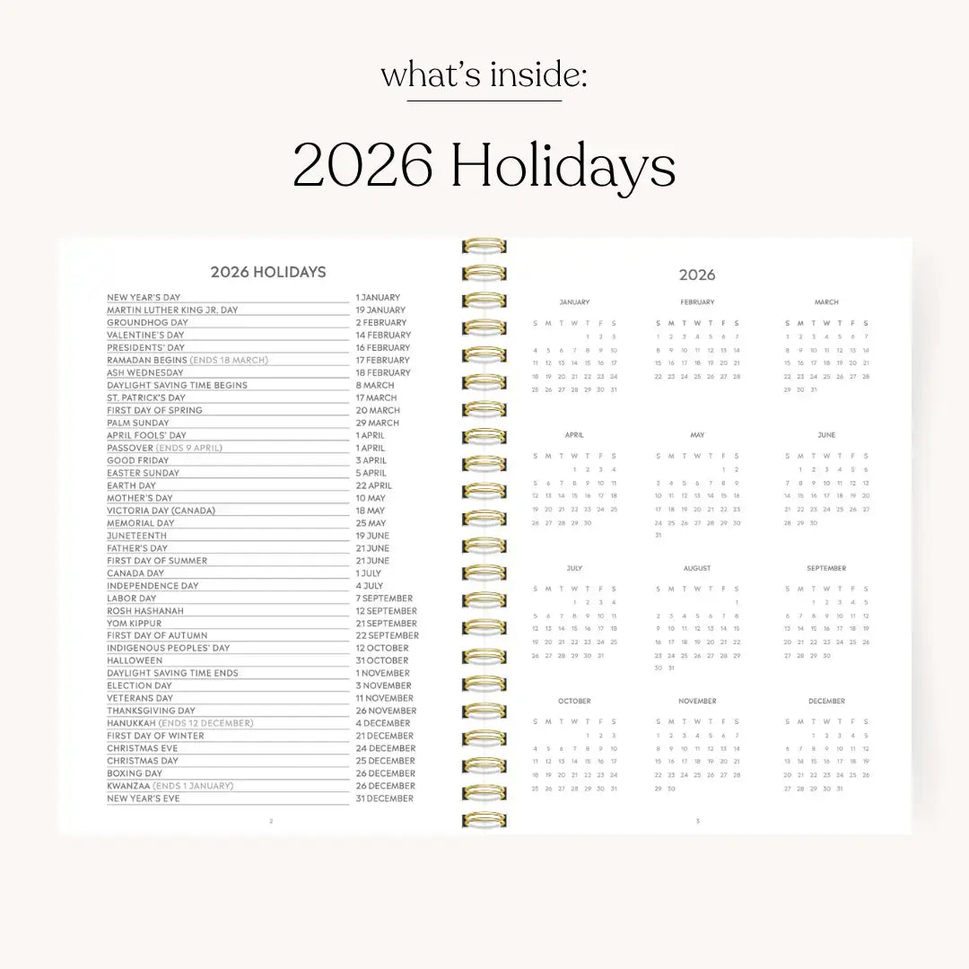 Rosemary 2027 Yearly Planner: 7x9