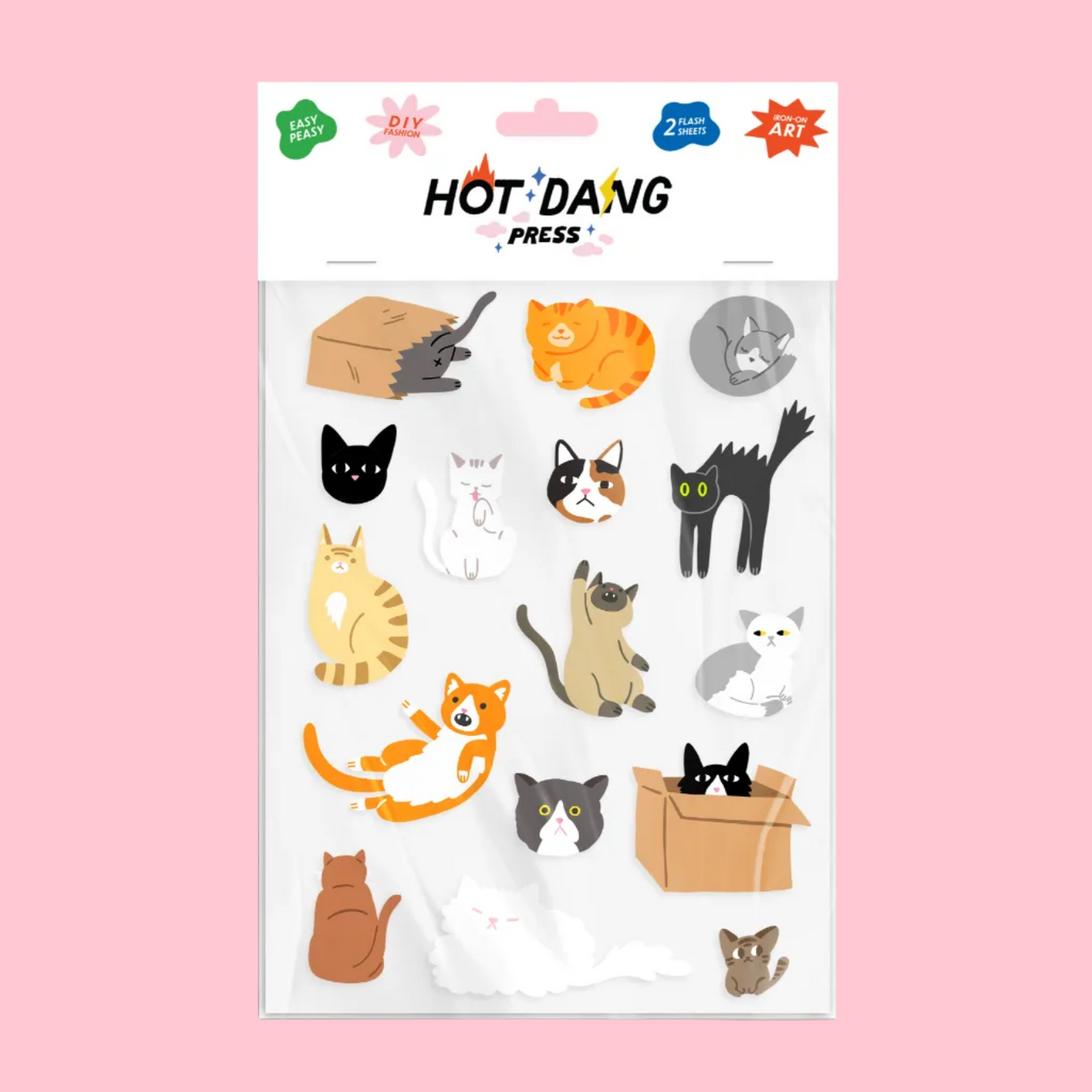 All Cats Sheet Set - Iron-On Art Sheet Set