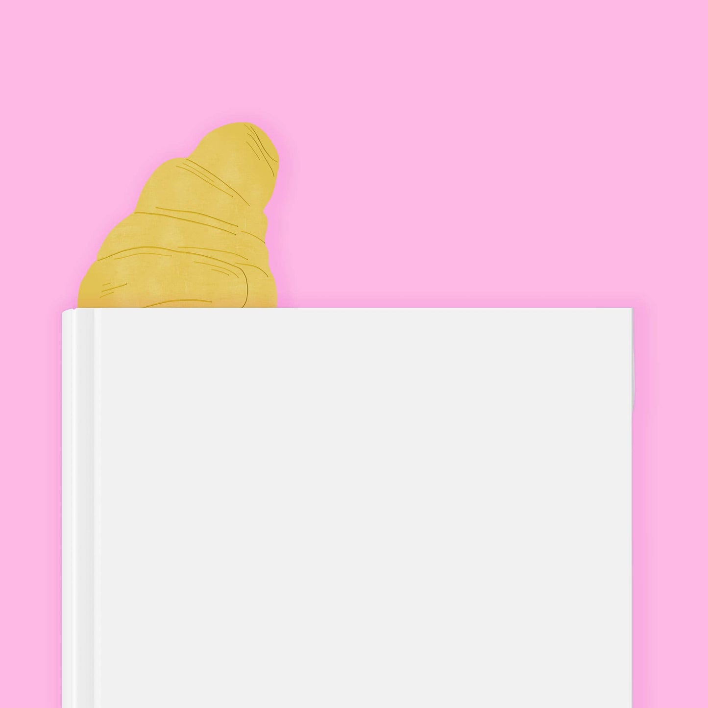 Pineapple Sundays Design Studio - Croissant Brass Bookmark