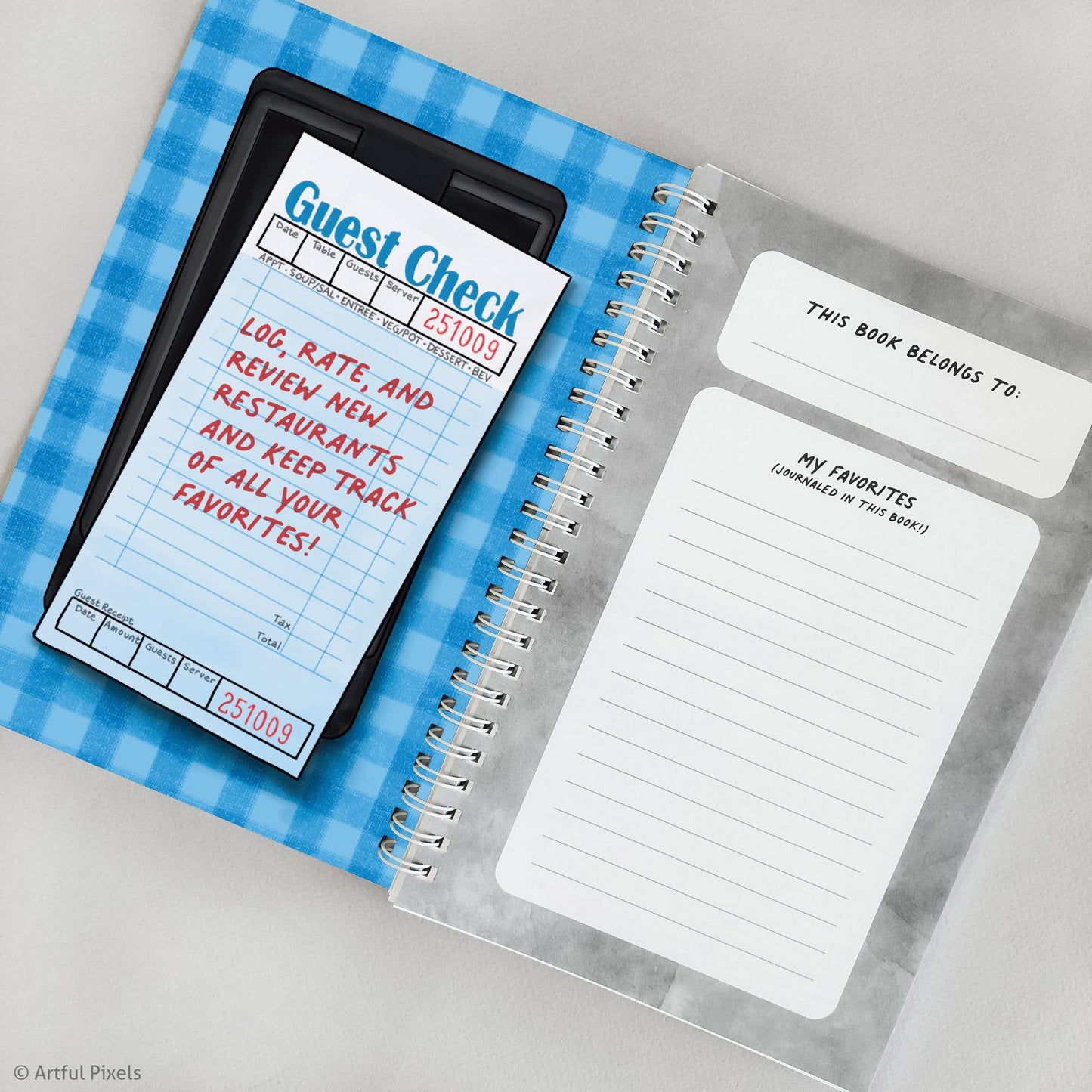 Restaurant Logbook - Journal to Log & Review Restaurants