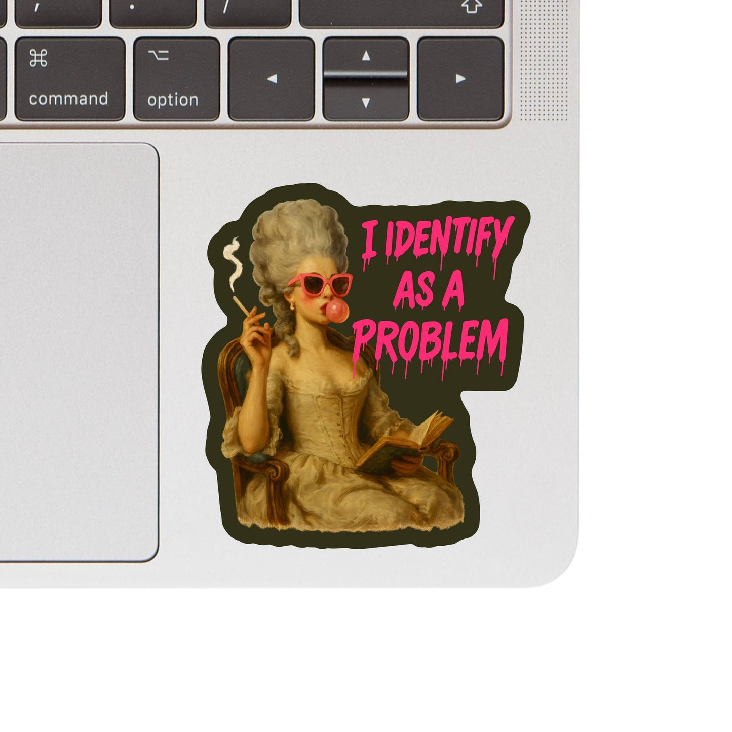 I Identify As A Problem - Vinyl Sticker