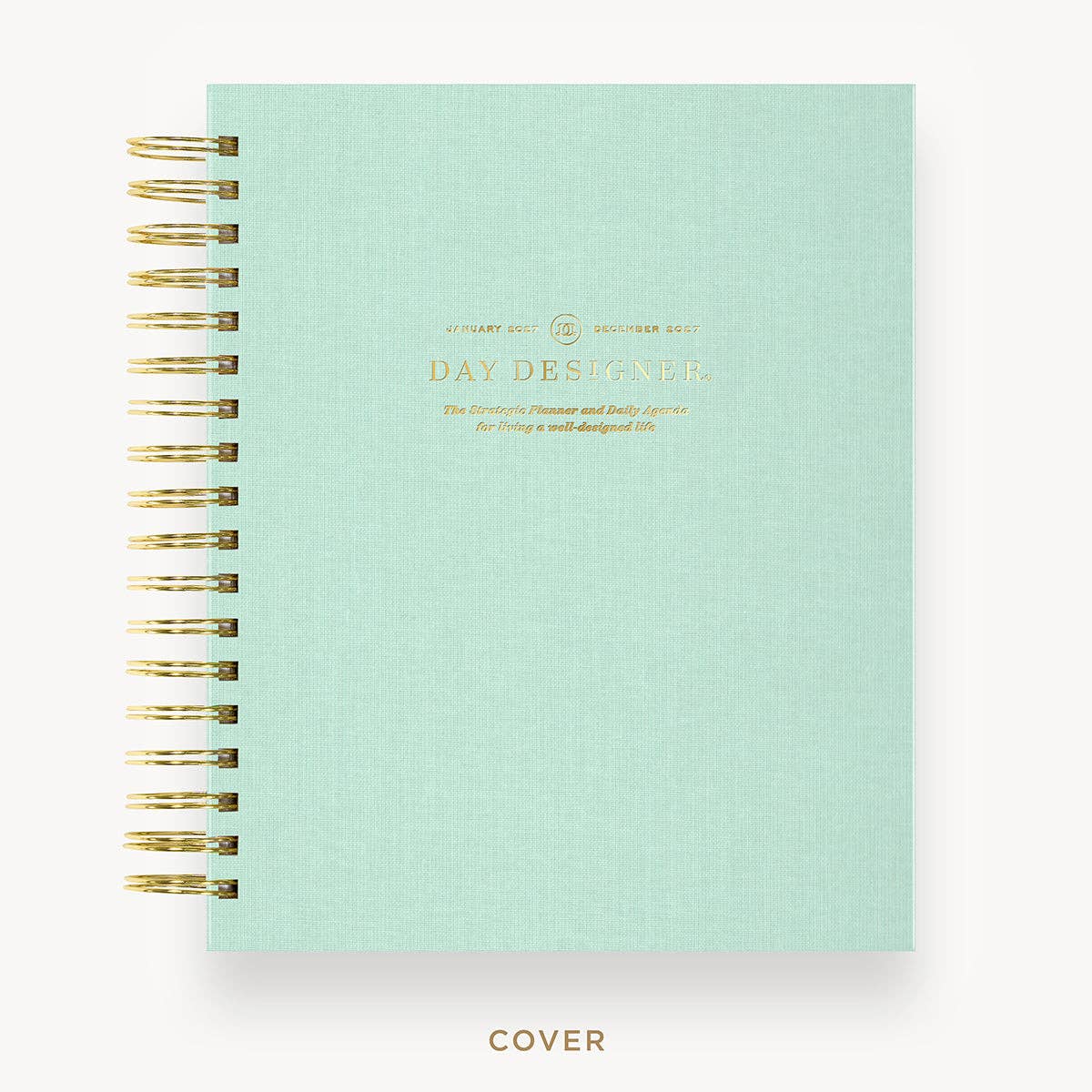 2027 Daily Planner: Sage Bookcloth