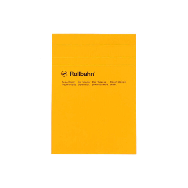 Rollbahn B6 Notepad - Ruled Yellow