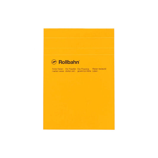 Rollbahn B6 Notepad - Ruled Yellow
