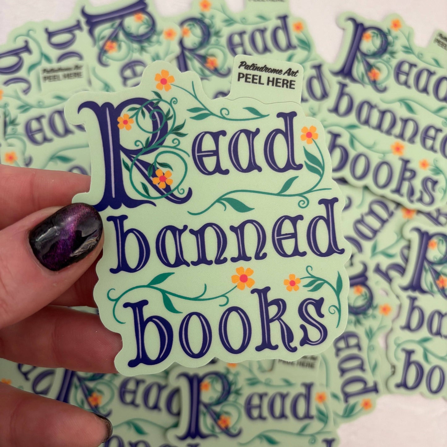 Read Banned Books - Vinyl Sticker