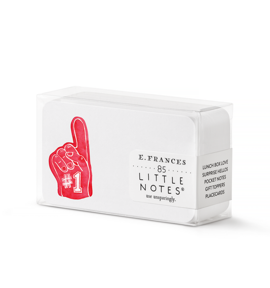 E. Frances Paper - #1 Foam Finger Little Notes | Game Day Mini Notecards