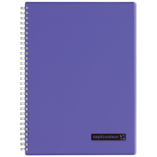 Purple - B5 - Septcouleur Spiral Notebook