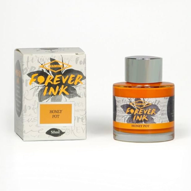 Forever Ink Honey Pot bottle and packaging on a white background