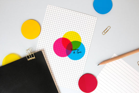 CMYK Transparent Sticky Notes