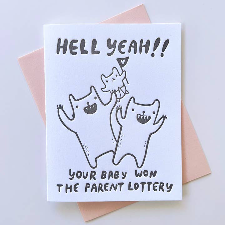 Parent Lottery - Baby Greeting Card