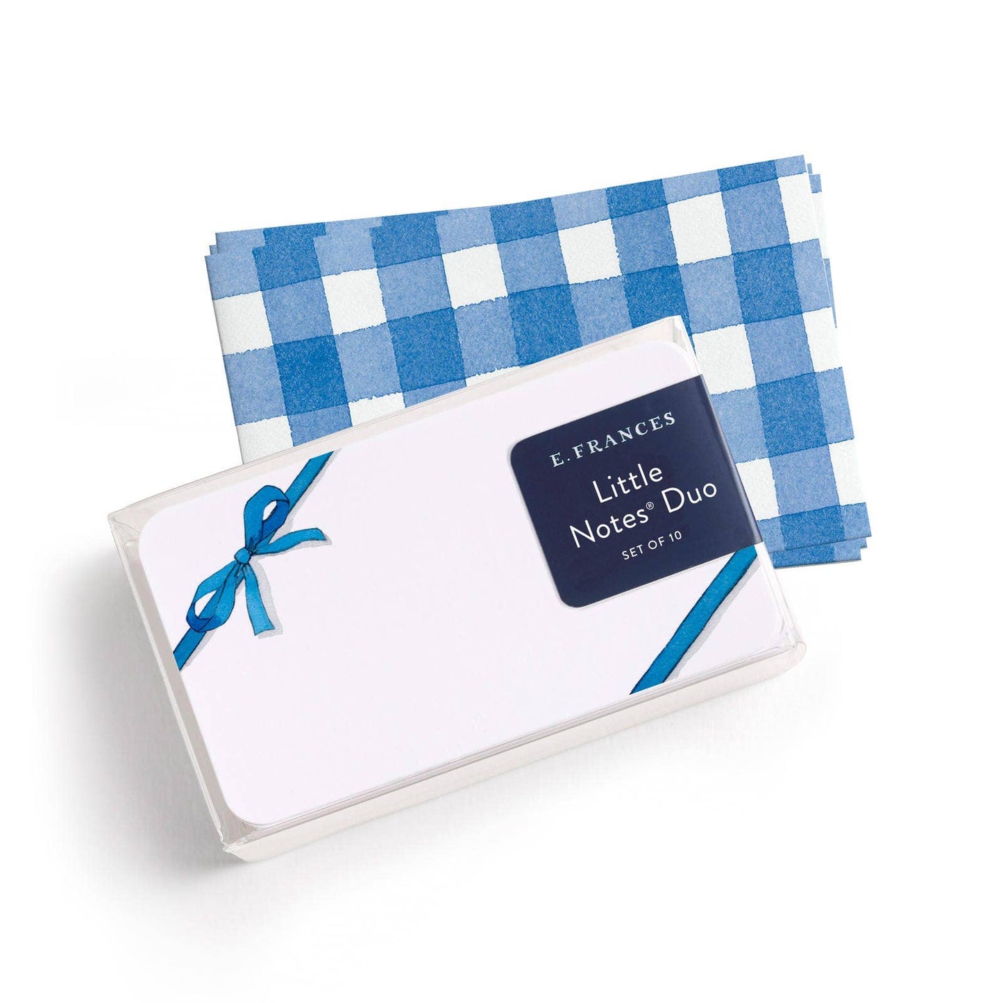 Blue Bow - Little Note and Envelope Duo Set