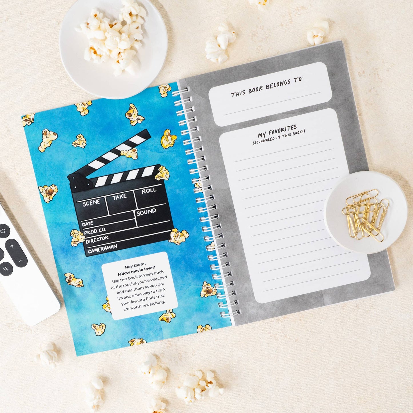 Movie Logbook - Journal for Tracking Movies