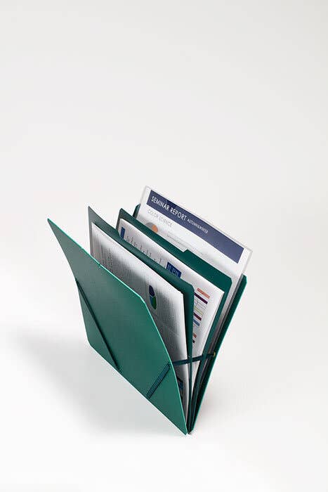 Green - A4 Horizontal Document Folder