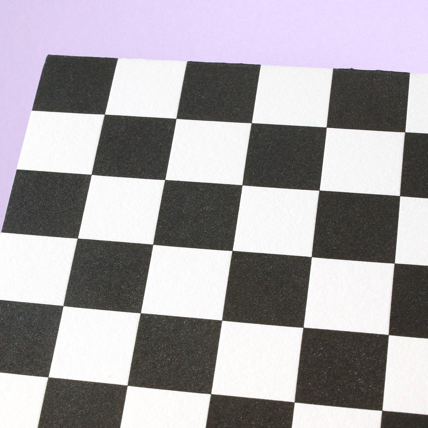 Checker Black Pattern - Letterpress Card Box Set of 6
