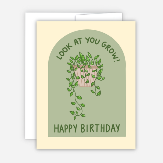 Designs with Jamie - Look at You Grow Birthday Card