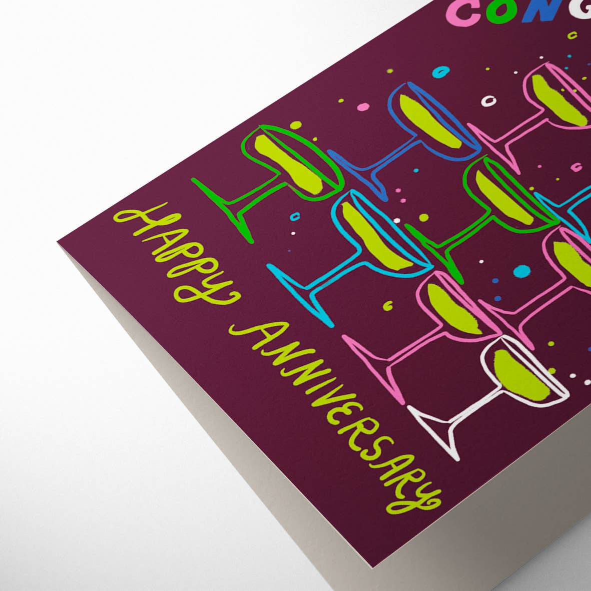 Congrats You Two Greeting Card by Jordan Sondler