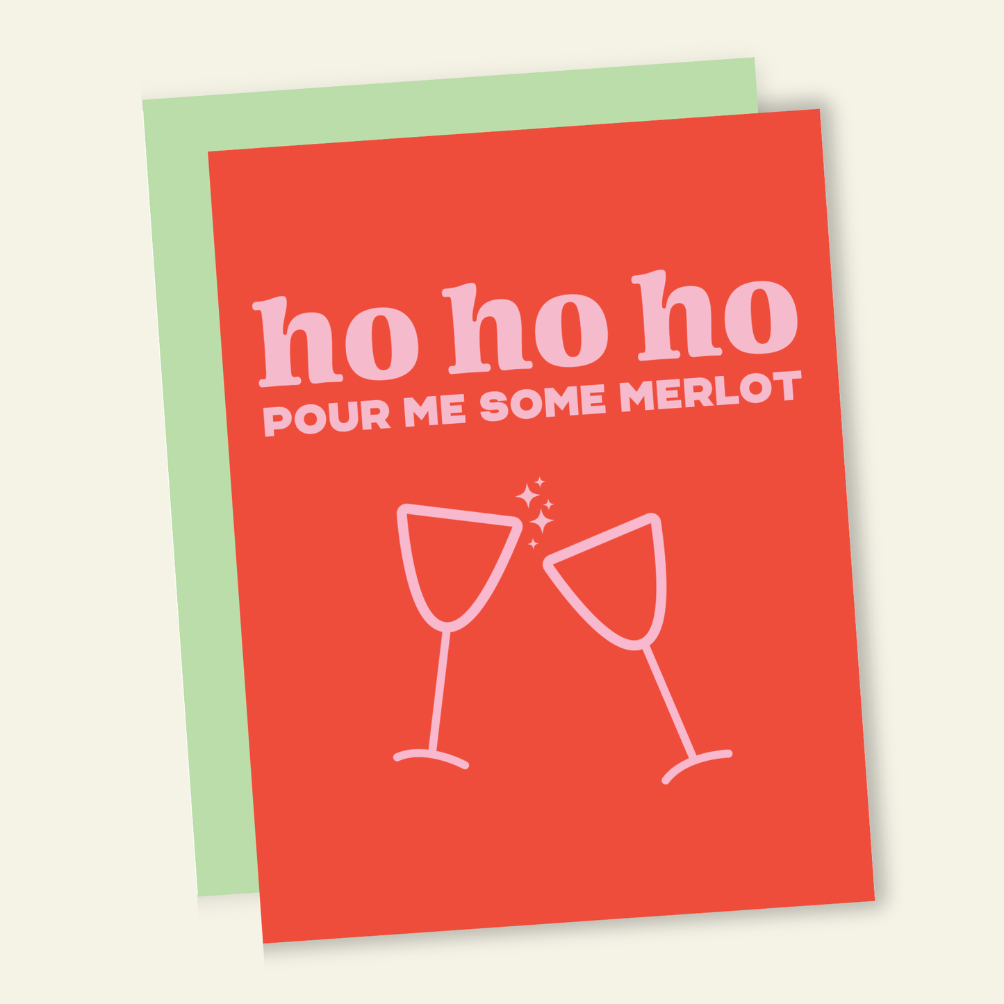 That’s So Andrew - Ho Ho Merlot | Funny Holiday & Christmas Greeting Card