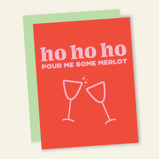 That’s So Andrew - Ho Ho Merlot | Funny Holiday & Christmas Greeting Card