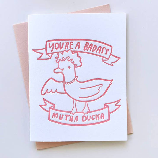 Mutha Ducka - Greeting Card