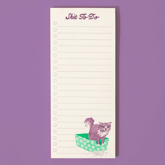 Bromstad Printing Co. - Shit To Do - Risograph Notepad