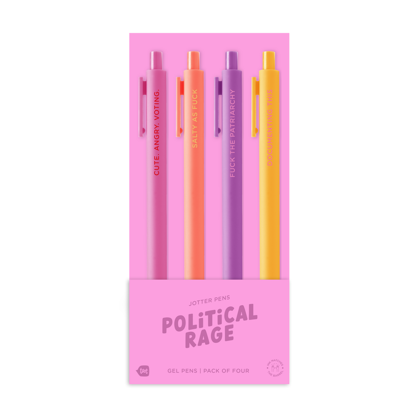 Political Rage - Jotter Set - Pack of 4