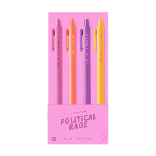 Political Rage - Jotter Set - Pack of 4