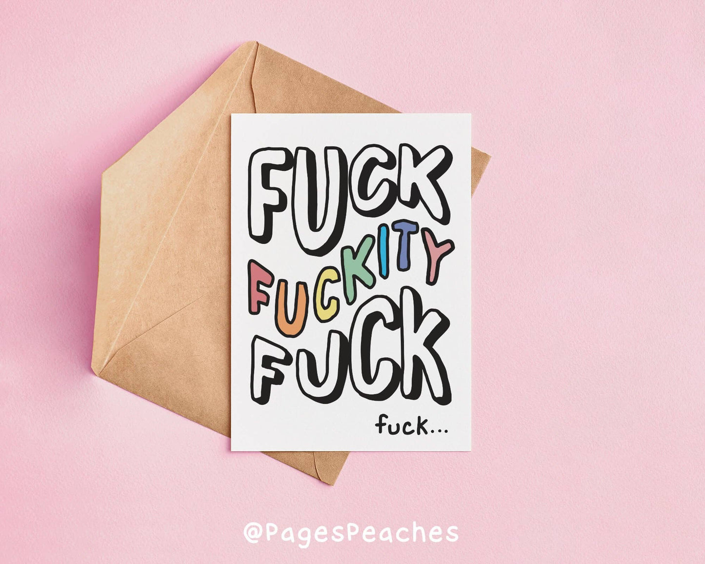 Page's Peaches - Fuck Fuckity Fuck Card