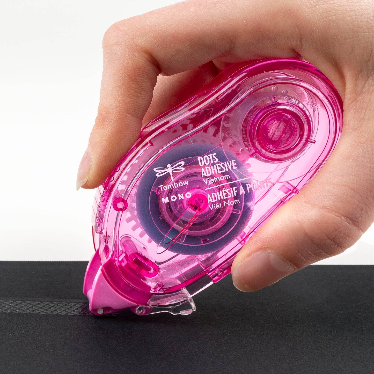 Pink - Dots Adhesive - Glue Tape Applicator