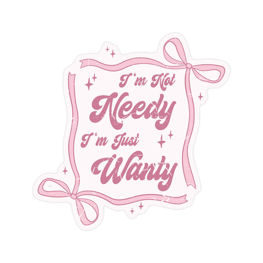 Wanty Coquette Bow - Vinyl Sticker