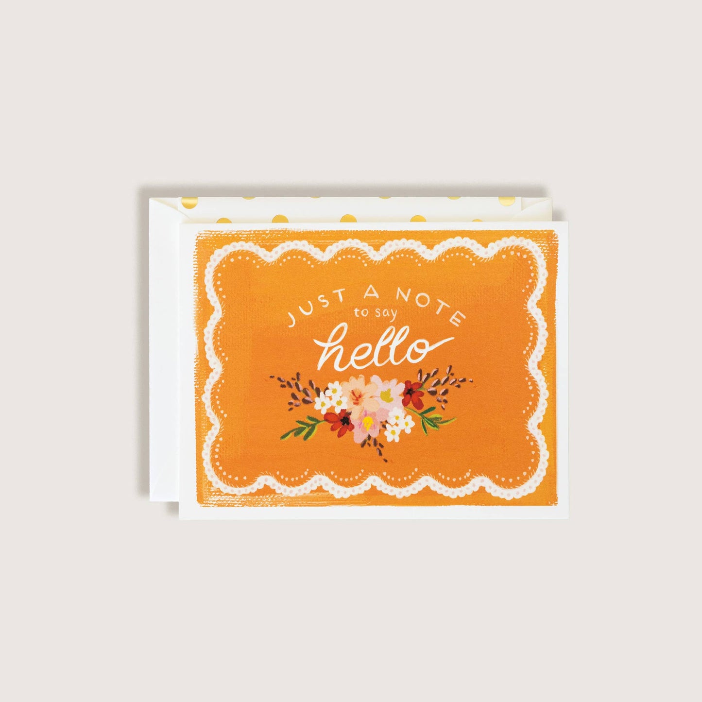 Just a Note to Say Hello Greeting Card