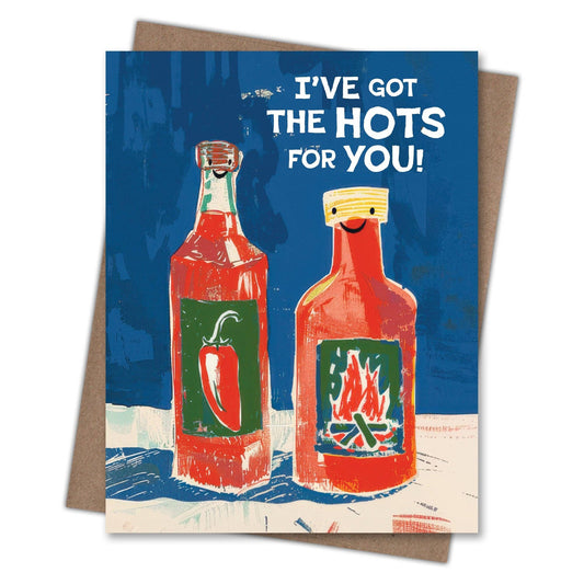 Hots for You - Love Card for Foodies