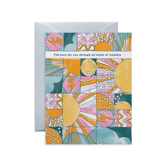 O.O.M.F Creative - All Kinds of Weather Sympathy Card