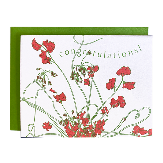 Twist Bouquet - Congrats Card